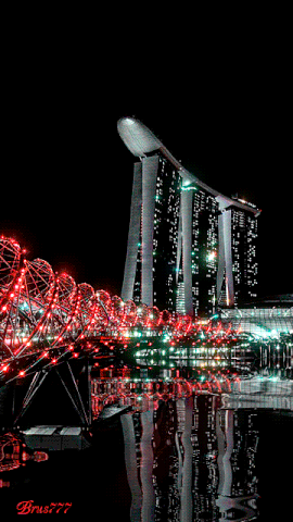 The lights of the night city.gif