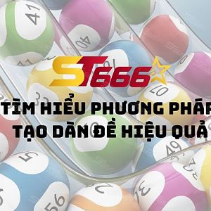 ST666 - Tìm Hiểu Phương Pháp Tạo Dàn Đ.ề Hiệu Quả