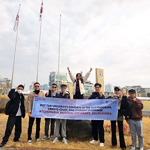 Sinh viên Đại học Duy Tân du học tại trường đối tác tại Hàn Quốc