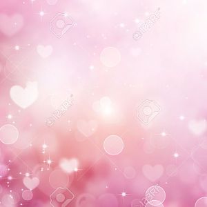 17508976-Valentine-Hearts-R-sum-fond-rose-Banque-d'images