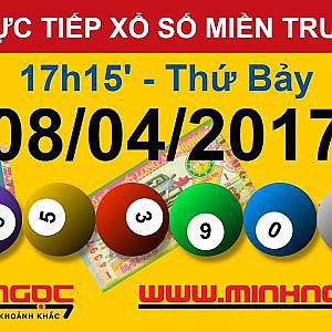 Trực tiếp xổ số Miền Trung 08-04-2017 - Minhngoc.net.vn - Từ 17h15' - YouTube