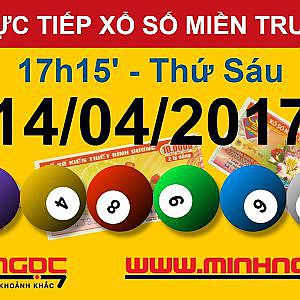 Trực tiếp xổ số MIỀN TRUNG T6 Ngày 14-04-2017 - Kênh Youtube Chanel chính thức từ Minhngoc.net.vn - YouTube