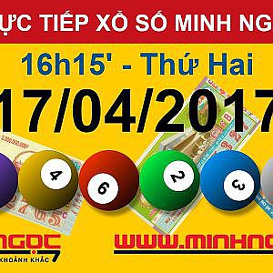 Chờ trực tiếp xổ số 16h15' Thứ 2 Ngày 17-04-2017 - Kênh chính thức từ Minhngoc.net - YouTube